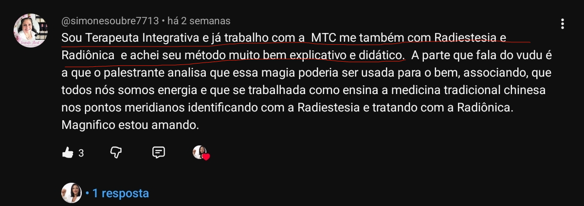 Depoimento de Simone sobre o método explicativo e didático